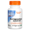 Doctor's Best, серрапептаза Best, 40 000 SPU, 90 вегетарианских капсул - картинка 0