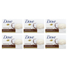 Dove, восстанавливающее, с кокосом и кокосовым маслом, 6 кусков по 106 г (3,75 унции) - картинка 0