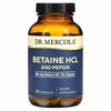Dr. Mercola, Бетаин гидрохлорид и пепсин, 650 мг, 90 капсул - картинка 0
