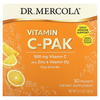 Dr. Mercola, Витамин C-PAK, натуральный апельсин, 500 мг, 30 пакетиков по 4,84 г (0,17 унции) - картинка 0