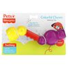 Fisher-Price, Pets, разноцветные жевательные таблетки, игрушка для прорезывания зубов, для щенка, 1 жевательная игрушка - картинка 0