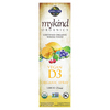 Garden of Life, MyKind Organics, веганский спрей с витамином D3, ваниль, 25 мкг (1000 МЕ), 58 мл (2 жидк. Унции) - картинка 0