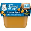 Gerber, пюре из мускатной тыквы, 2 баночки в упаковке, по 56 г (2 унции) каждая