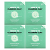 I Dew Care, Here's To Clearing Clay, отшелушивающая тканевая маска из глины, 4 тканевые маски, 19 г (0,67 унции) каждая - картинка 0