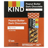 KIND Bars, Kind Plus, батончик из темного шоколада с арахисовой пастой, 12 батончиков по 40 г (1,4 унции)