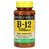 Mason Natural, Витамин B-12, 500 мкг, 100 таблеток - картинка 0