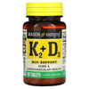 Mason Natural, витамины К2 и D3, 100 мкг, 100 таблеток - картинка 0