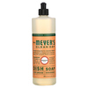 Mrs. Meyers Clean Day, жидкость для мытья посуды, герань, 473 мл (16 жидк. унций)