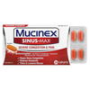 Mucinex, Sinus-Max, сильная заложенность носа и боль, максимальная сила действия, для детей от 12 лет, 20 капсул - картинка 0