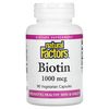 Natural Factors, Биотин, 1000 мкг, 90 вегетарианских капсул - картинка 0