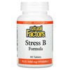 Natural Factors, Stress B Formula, плюс 1000 мг витамина C, 90 таблеток - картинка 0