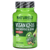 NATURELO, Витамин K2 + D3, из нута и лишайника, 60 вегетарианских капсул - картинка 0