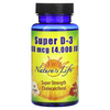 Nature's Life, Super D-3, 100 мкг (4000 МЕ), 100 мягких таблеток - картинка 0