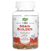 Nature's Way, Kids Brain Builder, для детей от 4 лет, лимонад, 60 жевательных таблеток - картинка 0