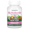 NaturesPlus, Animal Parade, жевательные мультивитамины для детей, со вкусом арбуза, 90 таблеток в форме животных