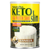 NaturesPlus, Keto Slim, высокопротеиновый коктейль, ваниль, 363 г (0,80 фунта) - картинка 0