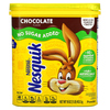 Nesquik, Nestle Powder, какао-порошок с шоколадным вкусом, без добавления сахара, 453,5 г (16 унций) - картинка 0