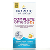 Nordic Naturals, Complete Omega-D3, со вкусом лимона, 565 мг, 120 капсул - картинка 0
