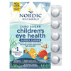 Nordic Naturals, детские жевательные таблетки для здоровья глаз, без сахара, для детей от 2 до 12 лет, клубничный лимонад, 30 жевательных таблеток - картинка 0