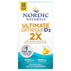 Nordic Naturals, Ultimate Omega 2X с витамином D3, лимон, 60 мягких желатиновых капсул - картинка 0