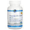 Nordic Naturals, витамин D3 5000, со вкусом апельсина, 5000 МЕ, 120 капсул - картинка 0