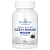 Nordic Naturals, жевательные таблетки для улучшения иммунитета и сна, без сахара, бузина и лимон, 30 жевательных таблеток - картинка 0