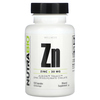 NutraBio, Zn, цинк, 30 мг, 120 капсул - картинка 0