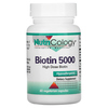 Nutricology, Биотин 5000, 60 вегетарианских капсул - картинка 0