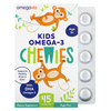 OmegaVia, жевательные таблетки с омега-3 для детей, клубнично-цитрусовый вкус, 45 штук - картинка 0