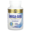 Paradise Herbs, Omega Sure, рыбий жир с омега-3 премиального качества, 1000 мг, 60 вегетарианских мягких таблеток Pesco