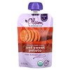 Plum Organics, органическое детское питание, для детей от 4 месяцев, Just Батат, 85 г (3 унции) - картинка 0