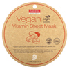 Purederm, Vegan Vitamin Sheet Beauty Mask, 1 тканевая маска, 23 г (0,81 унции) - картинка 0