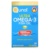 Qunol, ультраомега-3, рыбий жир, со вкусом лимона, 1000 мг, 180 мини-капсул (500 мг в 1 капсуле) - картинка 0