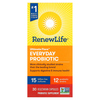 Renew Life, Ultimate Flora, пробиотик для ежедневного применения, 15 миллиардов живых культур, 30 вегетарианских капсул - картинка 0