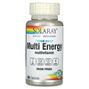 Solaray, Multi Energy Multivitamin, без железа, 2 раза в день, 60 капсул - картинка 0