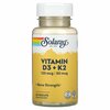Solaray, витамины D3 и K2, без сои, 60 растительных капсул - картинка 0