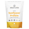 Sprout Living, Простой протеин из семян подсолнечника, 454 г (1 фунт) - картинка 0