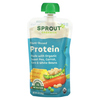 Sprout Organics, Детское питание, белок, для детей от 8 месяцев, органический душистый горошек, морковь, кукуруза и белая фасоль, 113 г (4 унции) - картинка 0