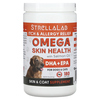 StrellaLab, Omega Skin Health с жиром лосося, для собак и кошек, со вкусом лосося, 180 жевательных таблеток, 513 г (18 унций) - картинка 0