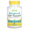 Super Nutrition, Advanced Liver Support, улучшенная поддержка печени, 90 вегетаринских капсул - картинка 0