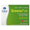 Trace Minerals ®, Greens Pak, ягодный вкус, 30 пакетиков, 7,5 г (0,26 унции) каждый - картинка 0