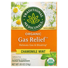 Traditional Medicinals, Organic Gas Relief, без кофеина, ромашка и мята, 16 чайных пакетиков в упаковке, 24 г (0,85 унции)