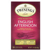 Twinings, Чистый черный чай, английский полдник, 20 чайных пакетиков, 40 г (1,41 унции) - картинка 0