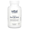 Vital Nutrients, ультрачистый рыбий жир 800, со вкусом лимона, 90 мягких таблеток - картинка 0