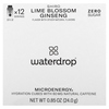 Waterdrop, Shiro MicroEnergy Hydration Cubes, лаймовый цвет и женьшень, 12 кубиков, 24 г (0,85 унции) - картинка 0