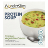 WonderSlim, протеиновый суп, курица и крем с овощами, 7 пакетиков по 23 г - картинка 0