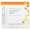Andalou Naturals, гликолевая осветляющая маска, тыква и мед, 50 г (1,7 унции) - картинка 1