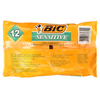 BIC, Sensitive, одноразовые бритвенные станки с одним лезвием, 12 шт. - картинка 1