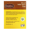 Celestial Seasonings, черный чай с экзотическими специями, индийский чай со специями, без кофеина, 20 чайных пакетиков, 61 г (2,1 унции) - картинка 1