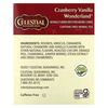 Celestial Seasonings, травяной чай к празднику, клюква и ваниль, без кофеина, 18 чайных пакетиков, 38 г (1,3 унции) - картинка 1